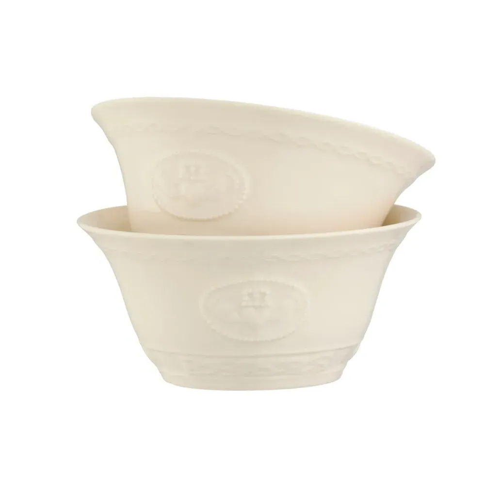 Claddagh Bowl Pair - White image
