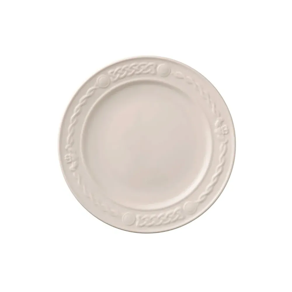 Claddagh Dinner Plate - White image