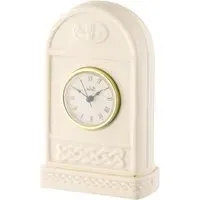 Claddagh Mantel Clock - White