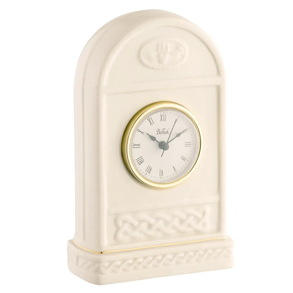 Claddagh Mantel Clock - White image