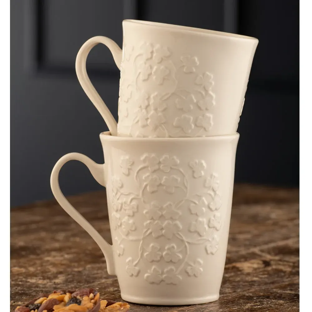 Field of Shamrock Mugs Set of 2