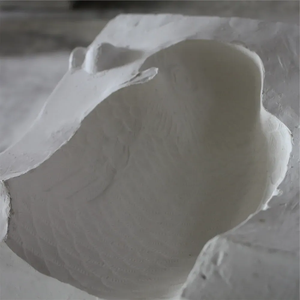 Hawk Figurine - White