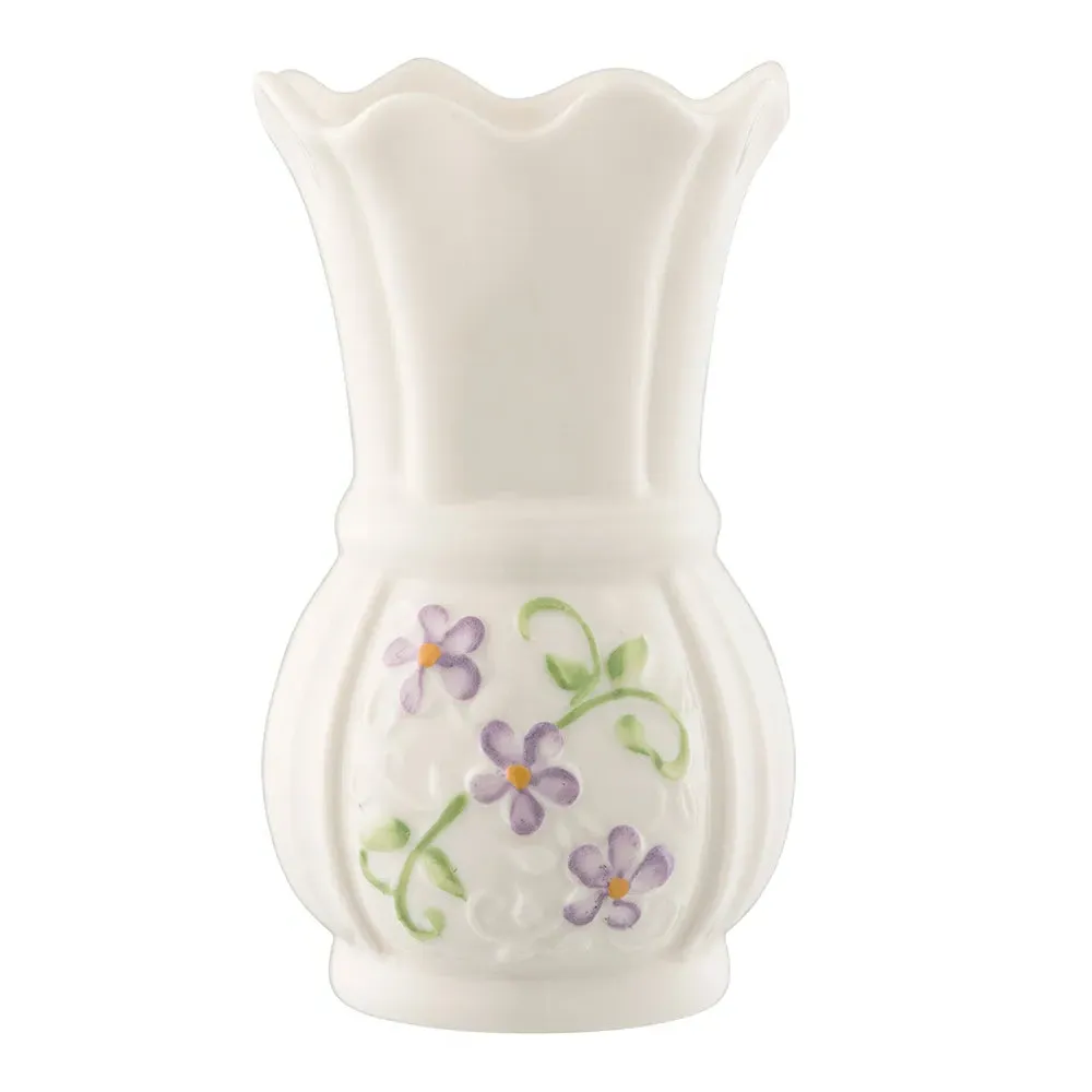 Irish Flax Mini Vase - Hand Painted image