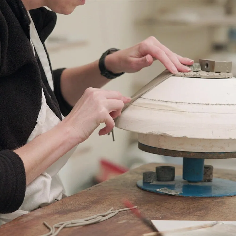 Pansy Oval Basket - Hand Painted