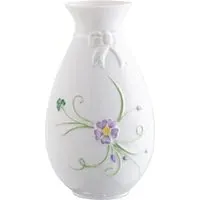 Ribbon Spill Vase - White