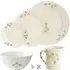 Shamrock 20 Piece Dining Set - White, China