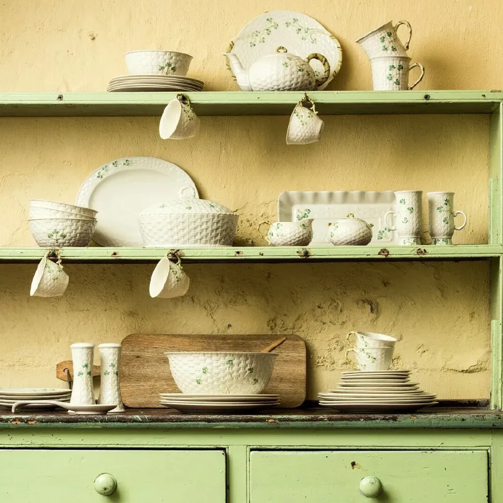 Shamrock Butter Dish - Irish Porcelain