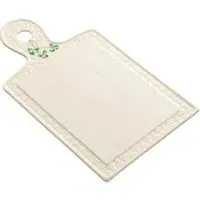 Shamrock Cheese Board - White
