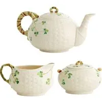 Shamrock Irish Tea Set - White, China
