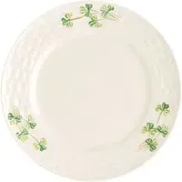 Shamrock Side Plate - White