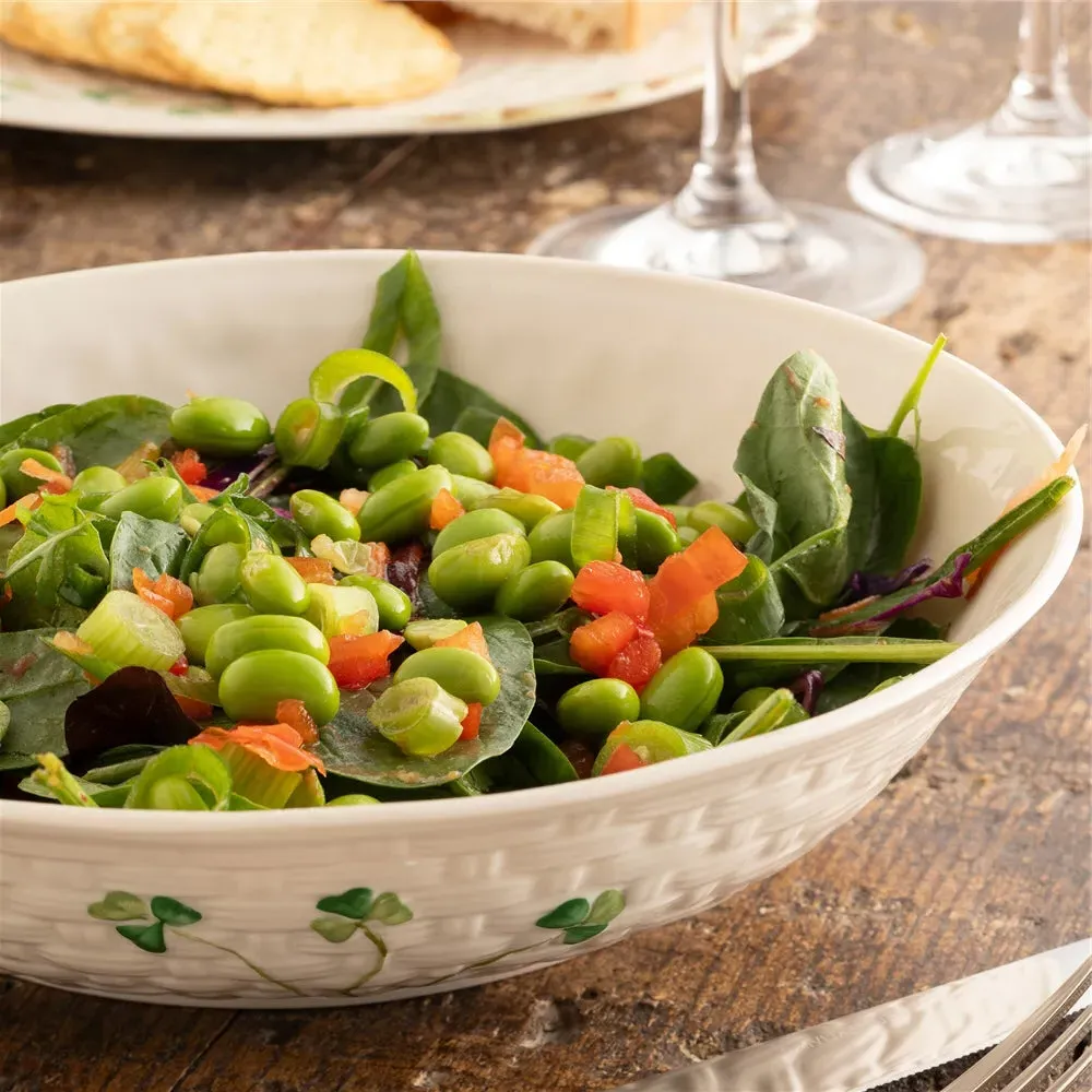 Shamrock Single Pasta Bowl - White