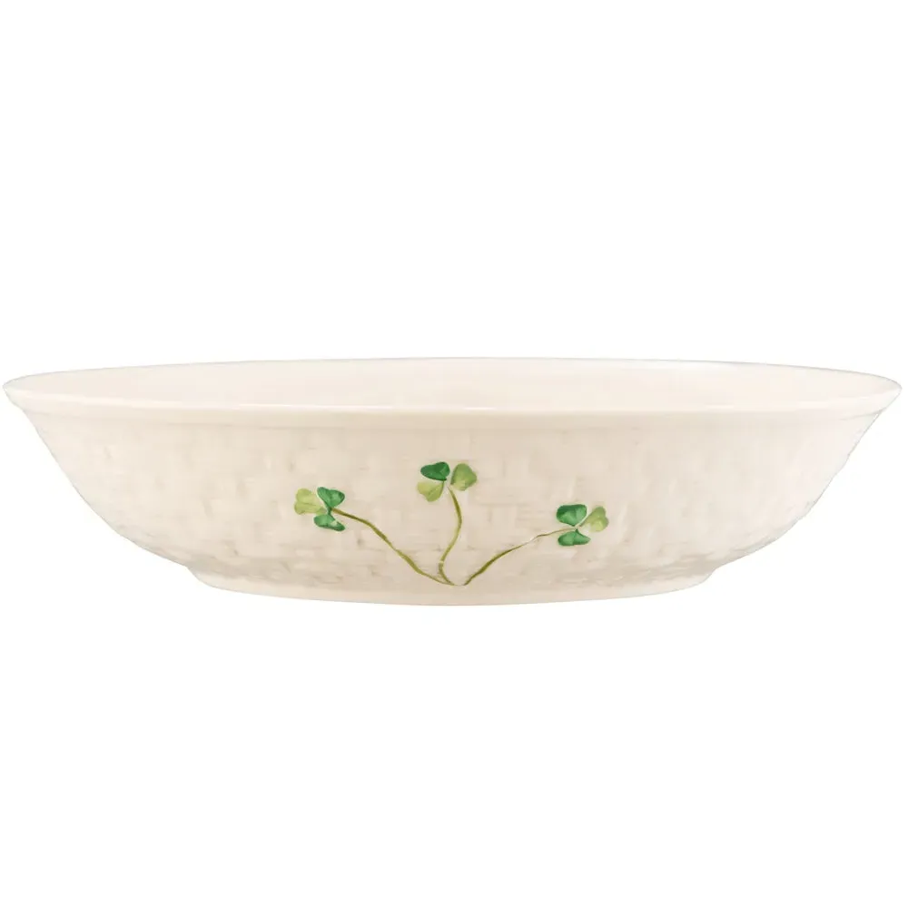 Shamrock Single Pasta Bowl - White image