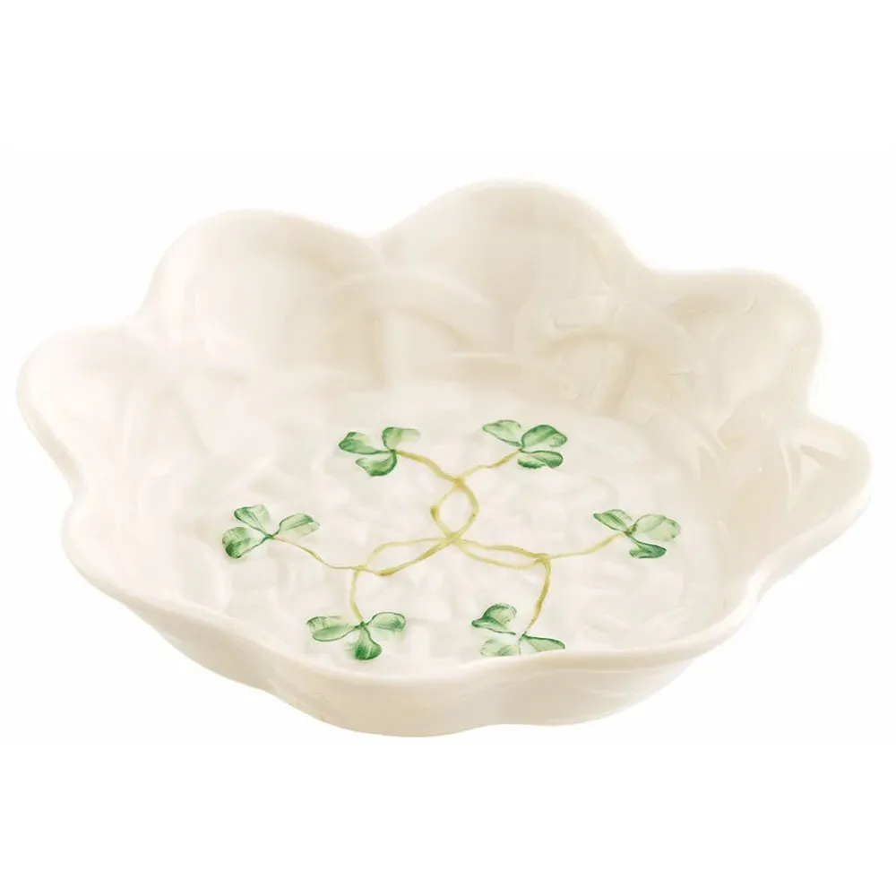 Shamrock Sweet Dish - Hand Painted image