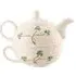 Shamrock Tea for One Set - White