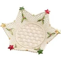 Star Basket - Gold, Green, Red