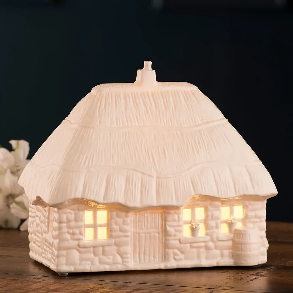 Thatched Cottage Luminaire - Cream