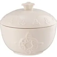 Trinity Knot Covered Sugar Bowl - Irish Parian