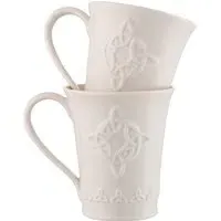 Trinity Knot Mug Set of 2 - Irish Parian
