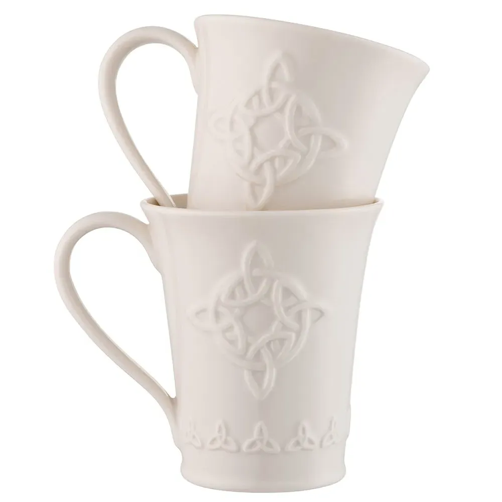 Trinity Knot Mug Set of 2 - Irish Parian