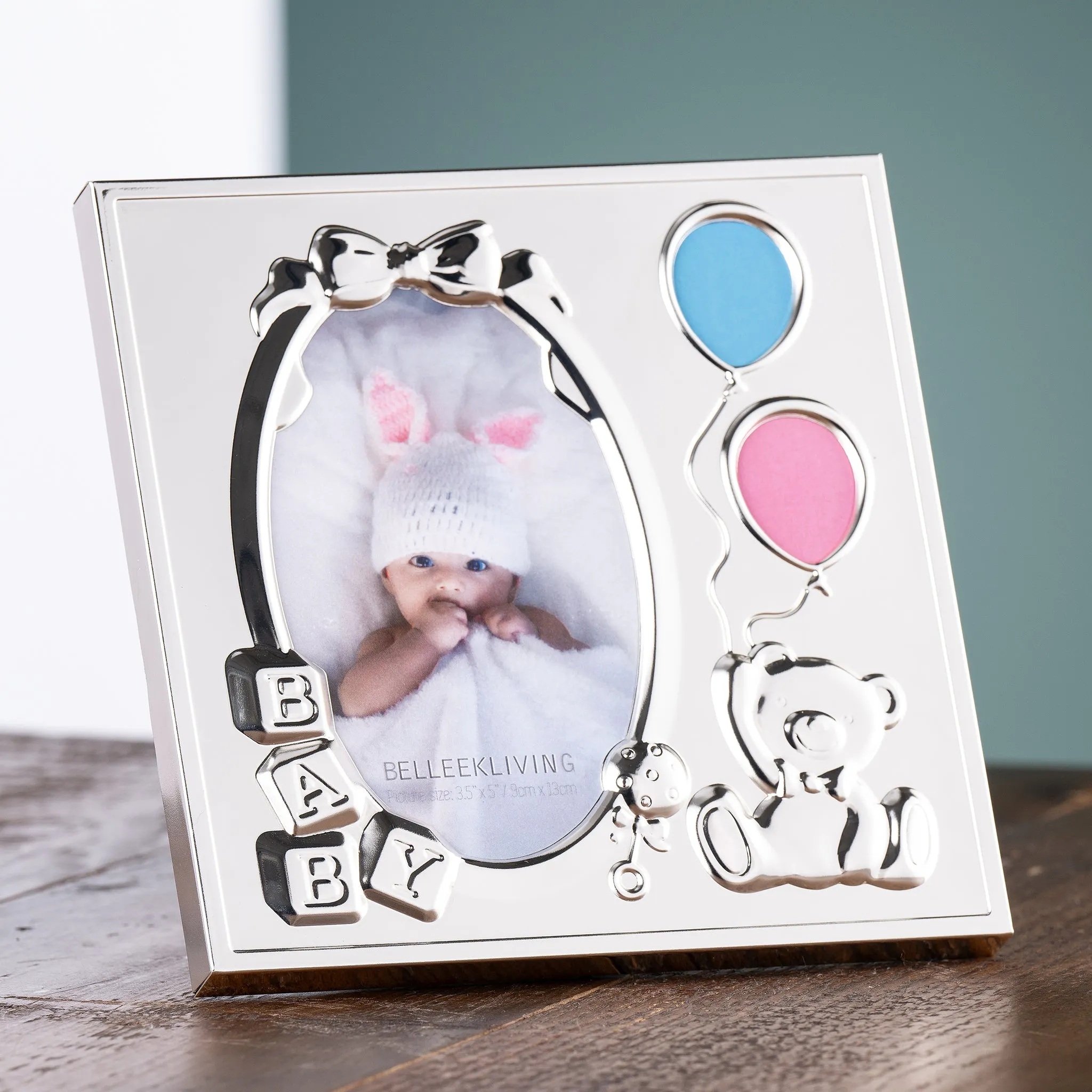 Baby Balloon 5x7 Photo Frame - Steel alternate view