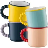 Bubble Mugs Set of 4 - Fine China