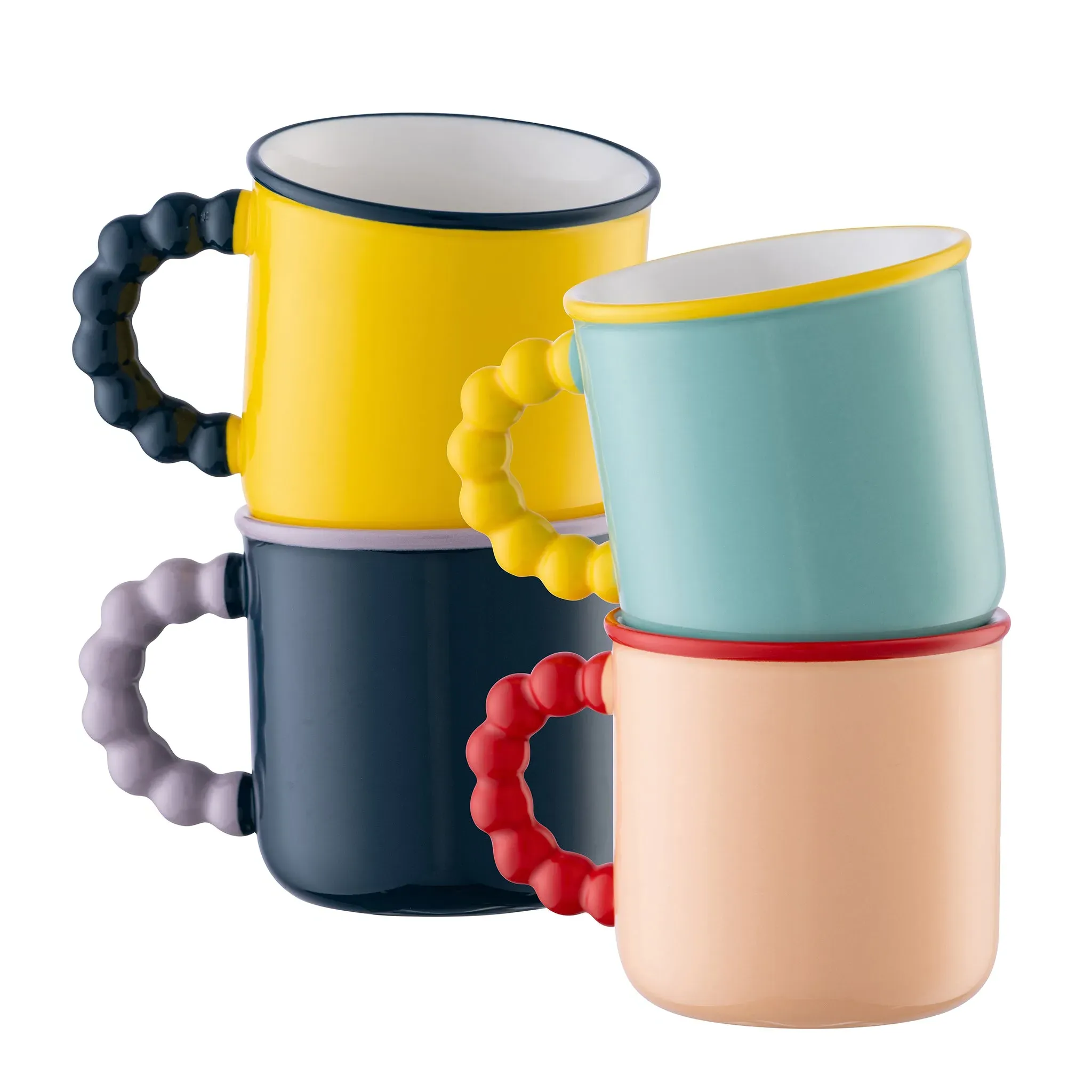 Bubble Mugs Set of 4 - Fine China image