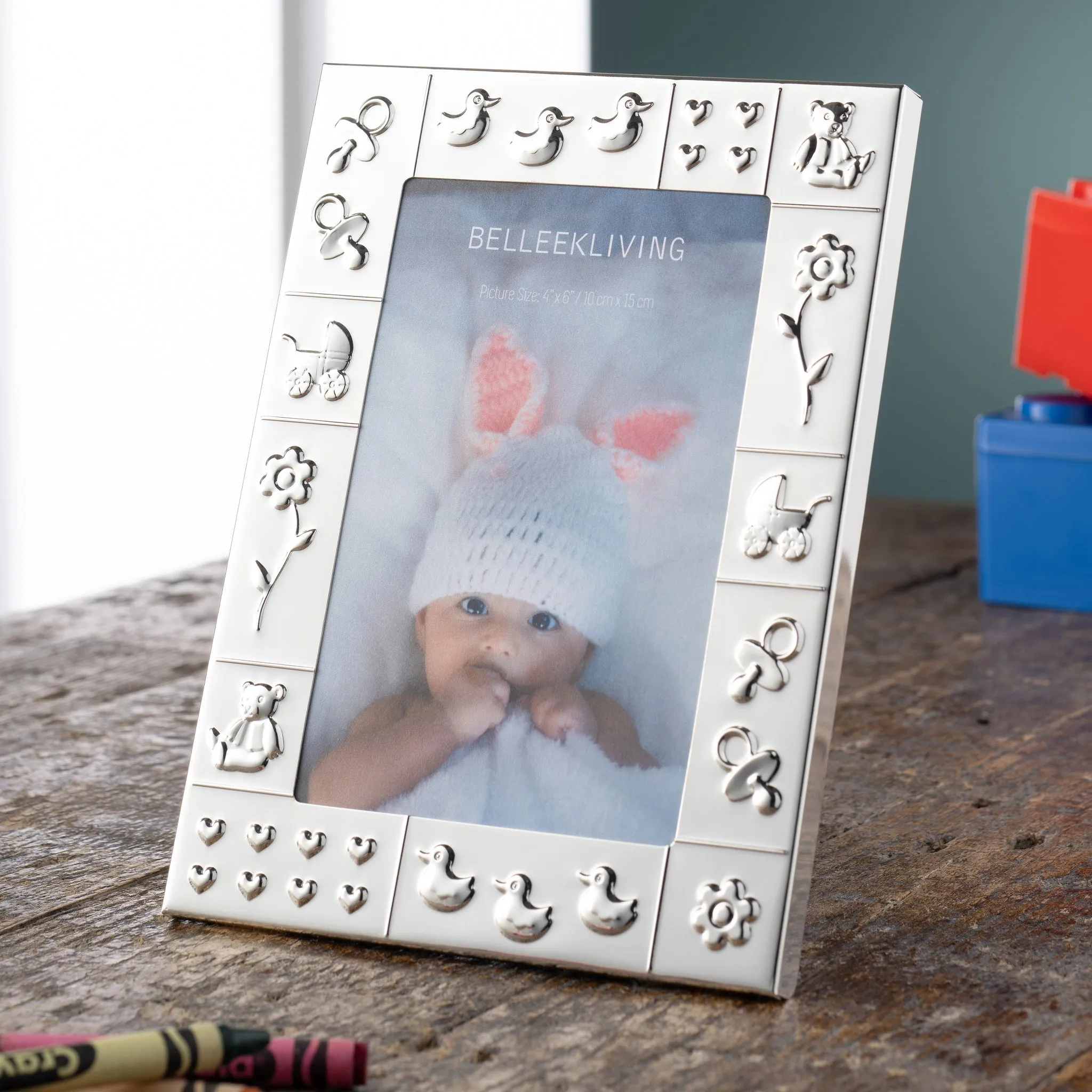Cherish Baby Photo Frame - Steel alternate view