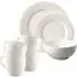 Erne 16 Piece Tableware Set - White, Porcelain
