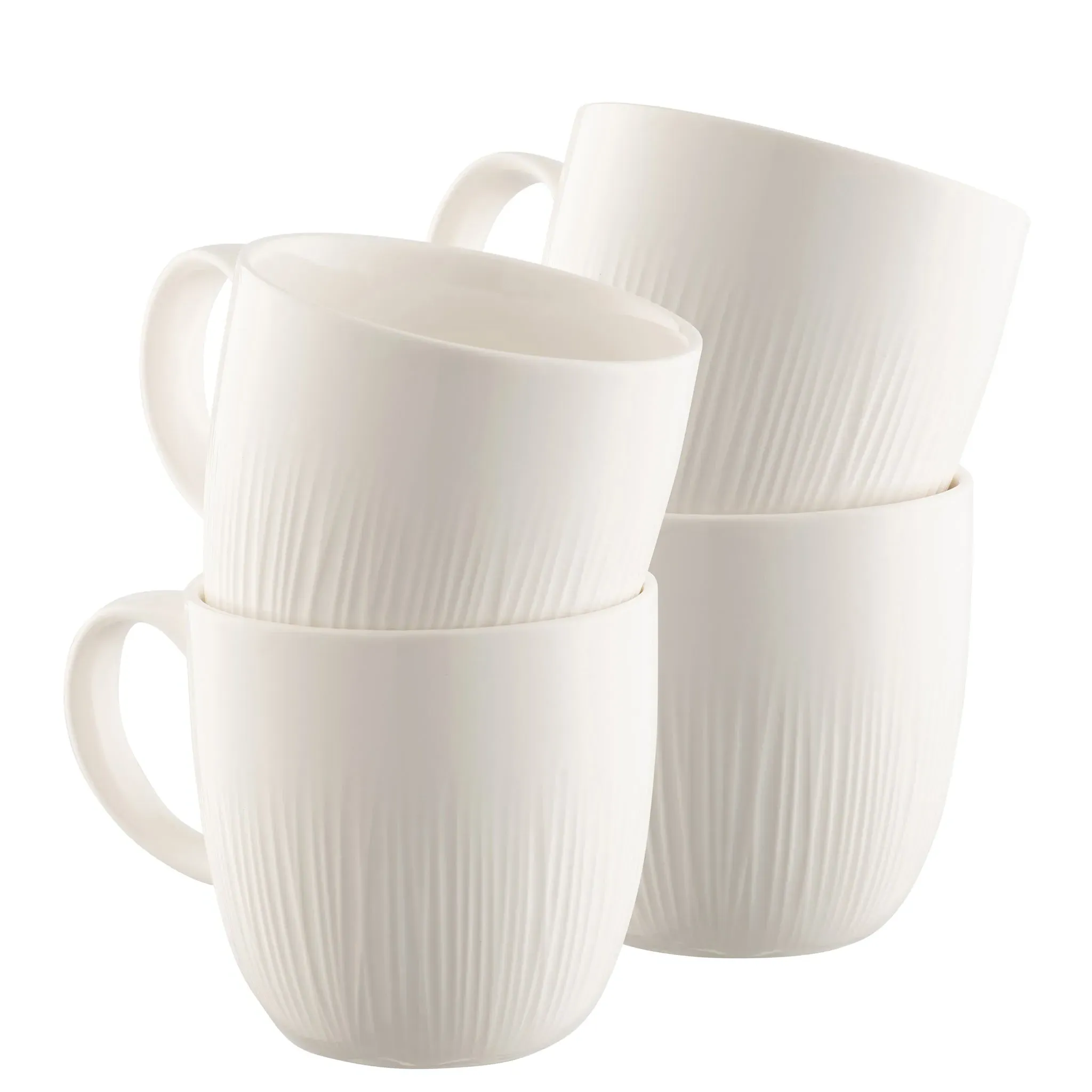 Erne 22 Piece Tableware Set - White, Porcelain