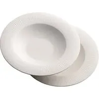 Erne Gourmet Dish Set of 2 - White, Porcelain