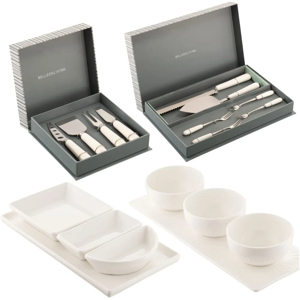 Erne Party Set - White, Porcelain