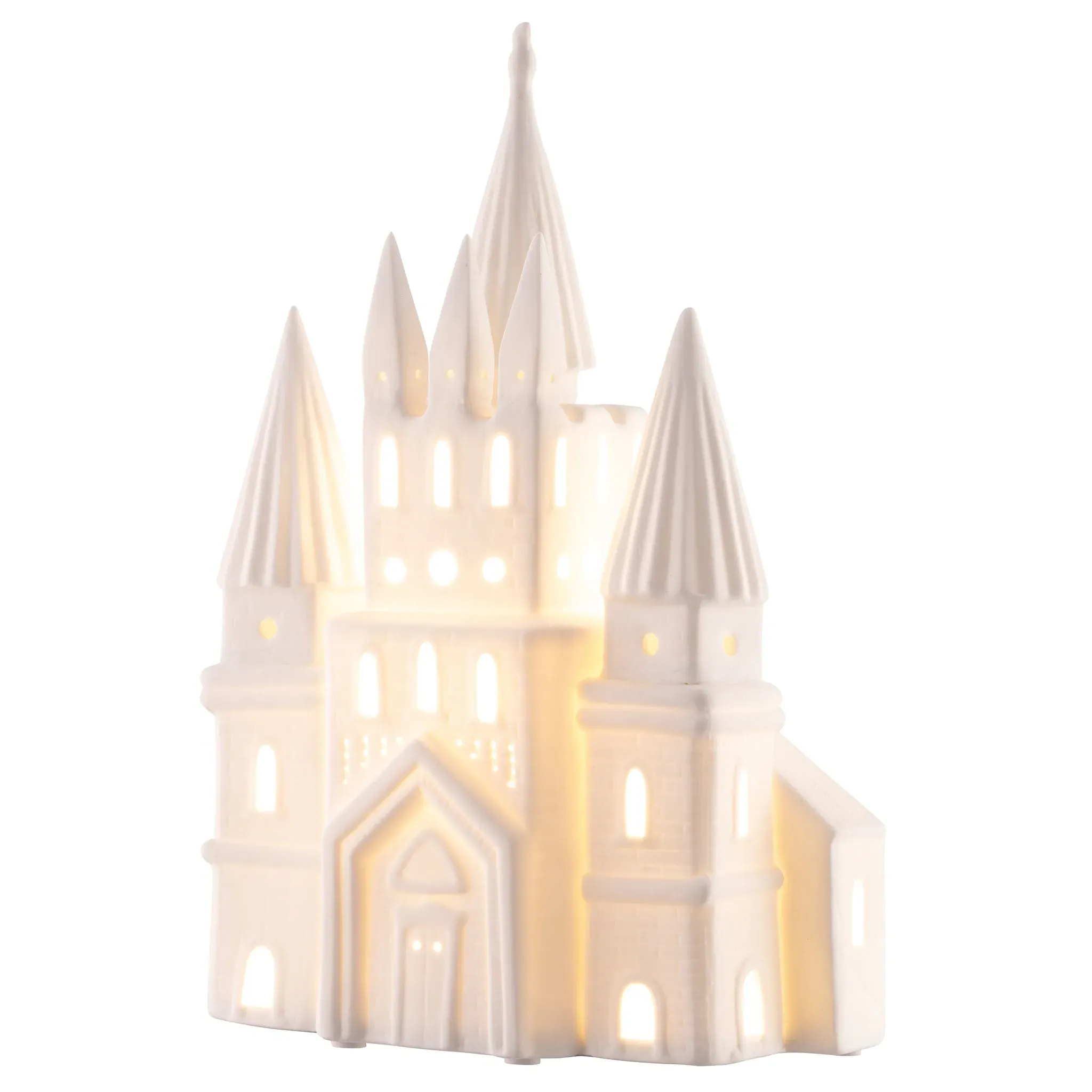 Fairytale Castle Luminaire - Porcelain image