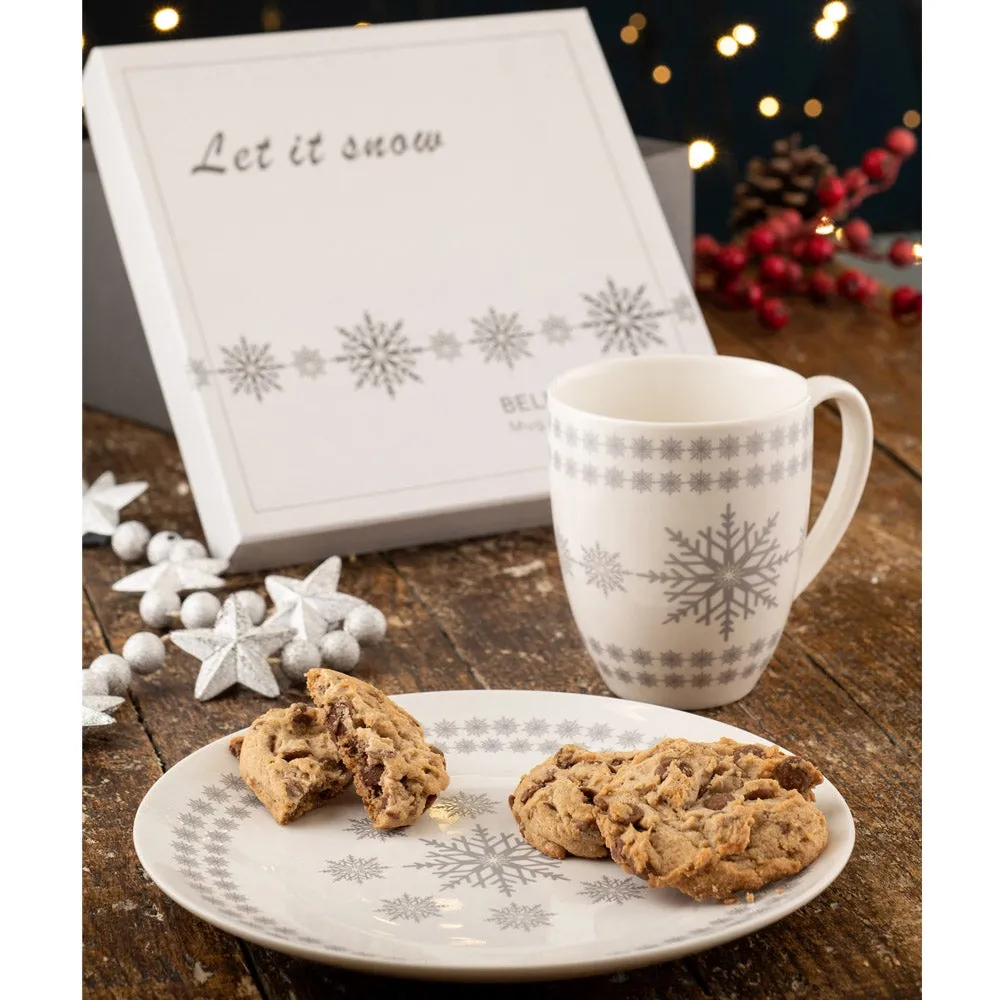 Let it Snow Mug and Plate Set
