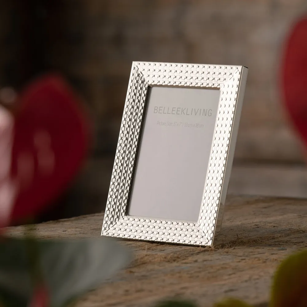 Link 5x7 Picture Frame - Plated Metal