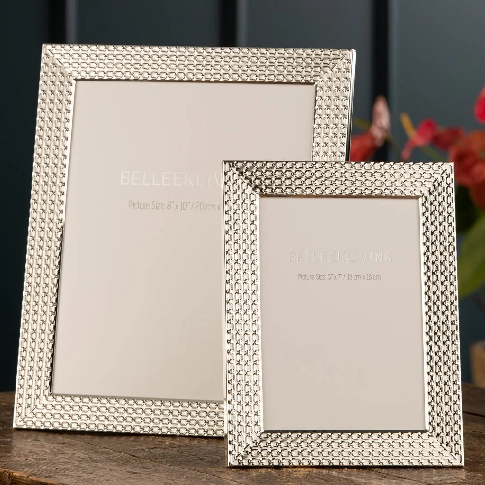 Link 5x7 Picture Frame - Plated Metal