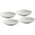 Marble Pasta Bowl Set of 4 - Grey, Porcelain