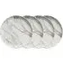 Marble Salad Plate Set of 4 - Grey, Porcelain