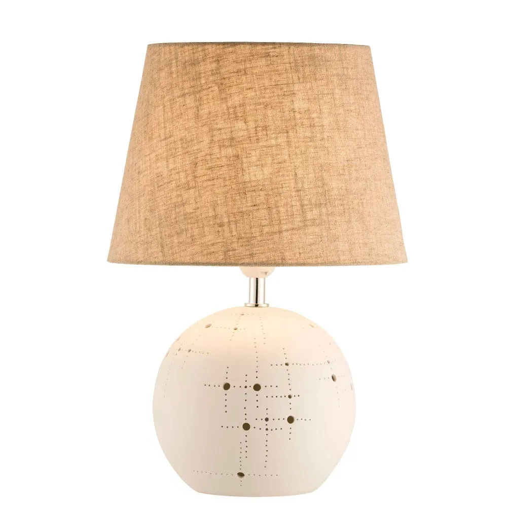 Orbit Lamp Luminaire with Dual Switch - White image