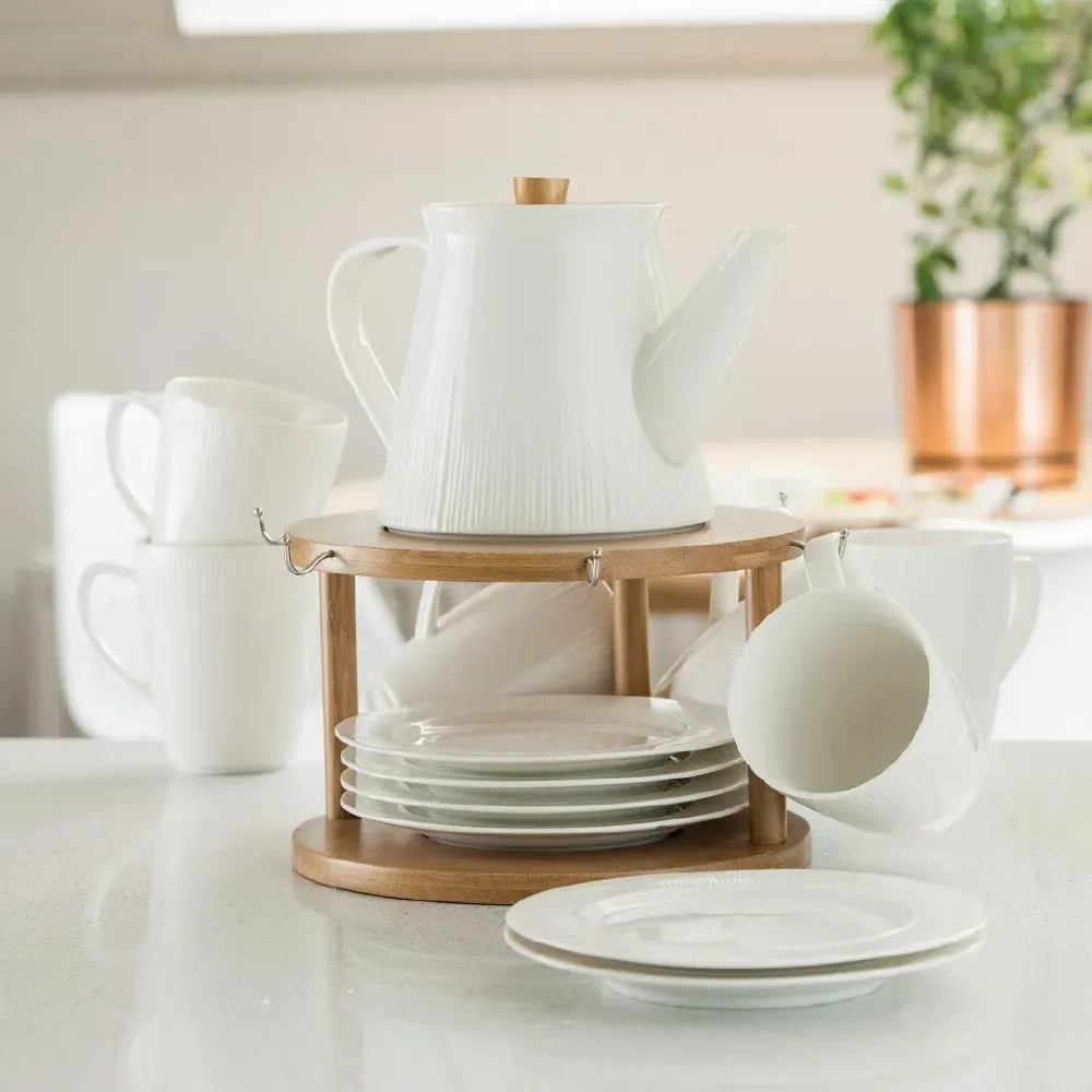 Pekoe 13 Piece Tea Set with Stand