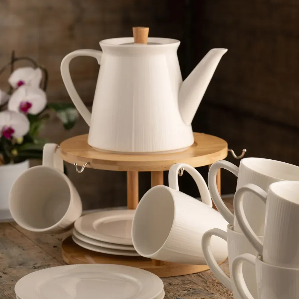 Pekoe 13 Piece Tea Set with Stand