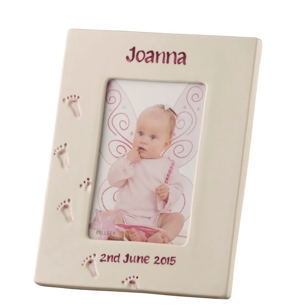 Precious Memories Personalised 6x4 Photo Frame - Pink product