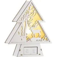 Reindeer Advent Wooden LED Countdown - Wood
