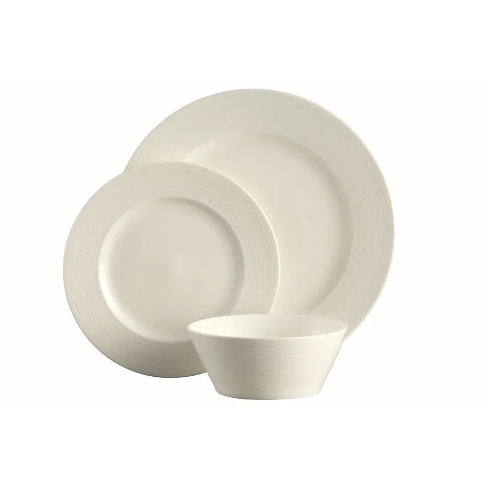 Ripple 12 Piece Dinnerware Set - Porcelain image