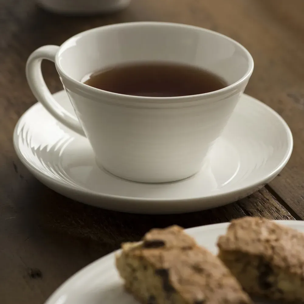 Ripple Tea Cup and Saucer Set of 4