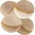 Saffron Set of 4 Small Bowls - Golden, Porcelain