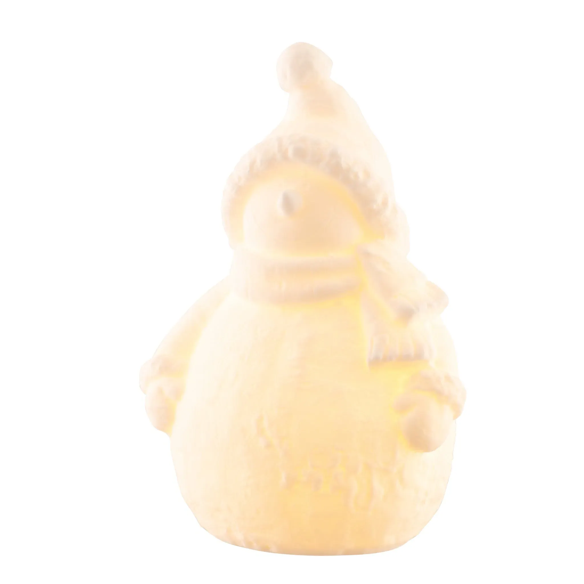 Snowman LED Battery Operated Light - Porcelain product