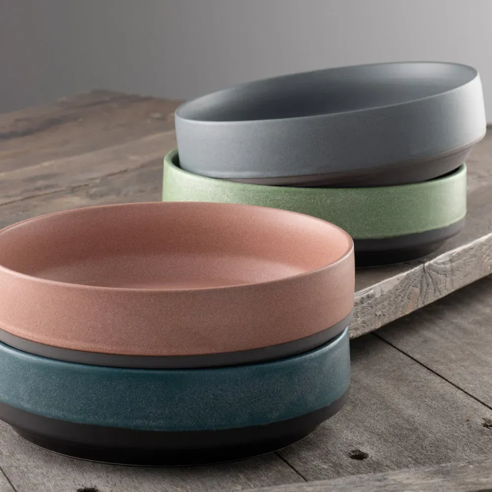 Taberu Large Stacking Bowl Set of 4 - Multi-Color, Porcelain