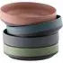 Taberu Large Stacking Bowl Set of 4 - Multi-Color, Porcelain
