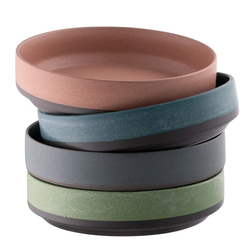 Taberu Large Stacking Bowl Set of 4 - Multi-Color, Porcelain