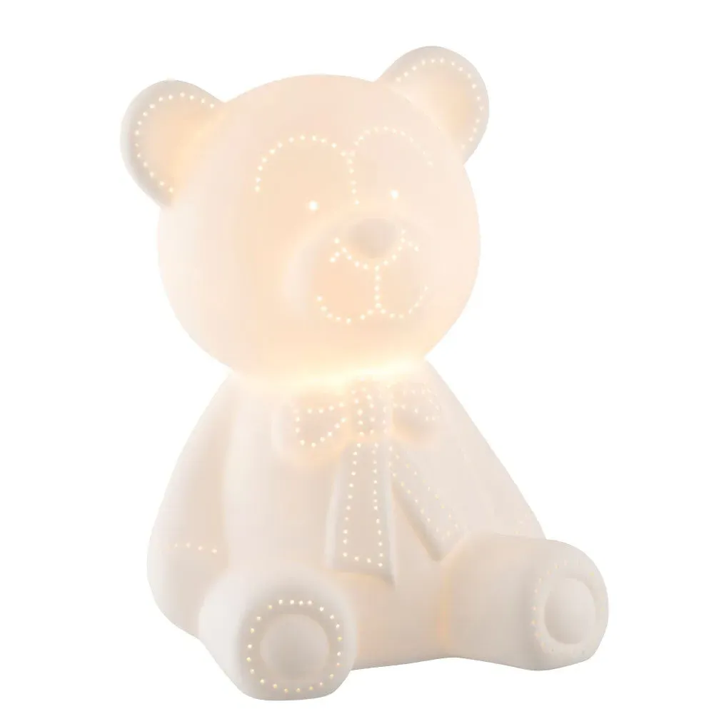 Teddy Bear Luminaire - Porcelain